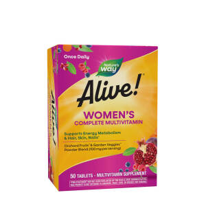 Natures Way Alive!® Women's Complete Multivitamin (50 Tablets) - Nuvalia