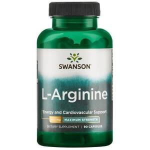SWANSON L-arginina forte 850mg 90 kaps - Nuvalia