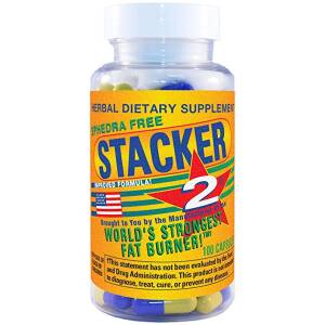 Stacker 2 Ephedra Free - 100 caps - Nuvalia
