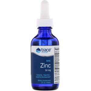 Trace Minerals Liquid Ionic Zinc 50 mg (59 ml) - Nuvalia