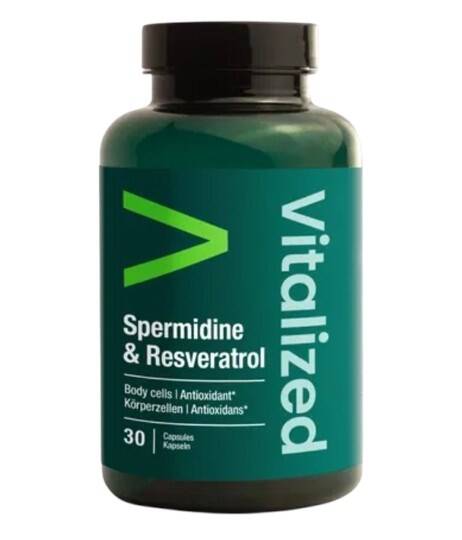 VITALIZED Spermidine & Resveratrol (30 caps) - Nuvalia
