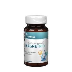 Vitaking MagneTrio D3+K2+ Magnesium Bisglycinate (30 Capsules) - Nuvalia